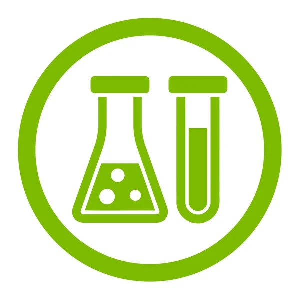 Icono vectorial redondeado de química — Archivo Imágenes Vectoriales