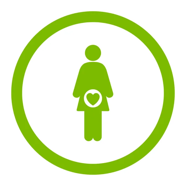 Fertilitet rundade vektor Icon — Stock vektor