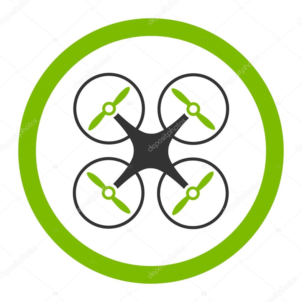 Nanocopter Rounded Vector Icon