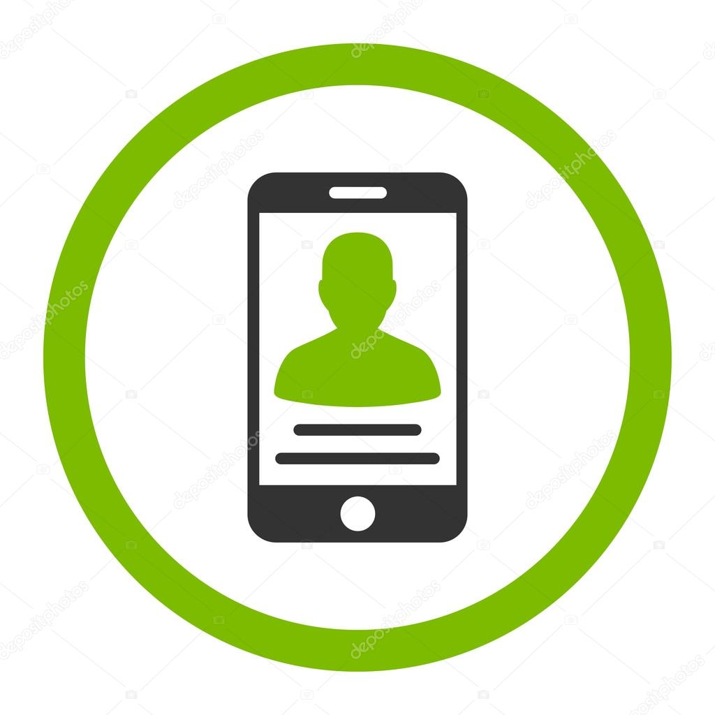 Patient Mobile Account Rounded Vector Icon