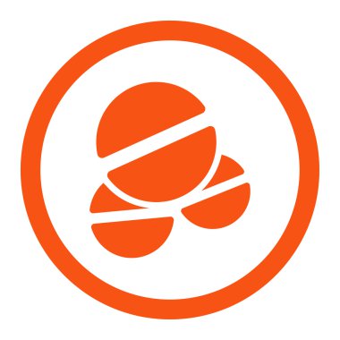 Tablet yuvarlak vektör simgesi