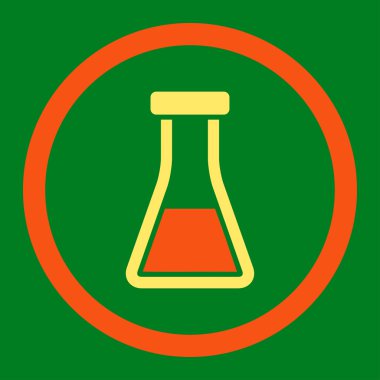 Şişesi yuvarlak vektör simgesi