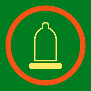 Koruyucu yuvarlak vektör simgesi