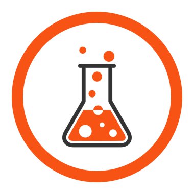 Sıvı yuvarlak vektör simge kaynar