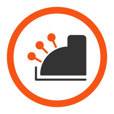 Para yuvarlak vektör simgesi