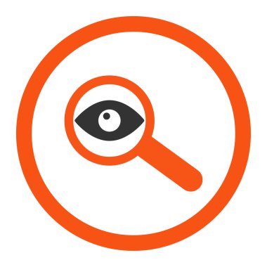 Yuvarlak vektör simge araştırmak