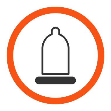 Koruyucu yuvarlak vektör simgesi