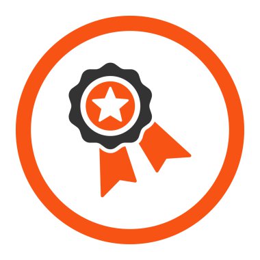 Kalite mühür vektör simge yuvarlak