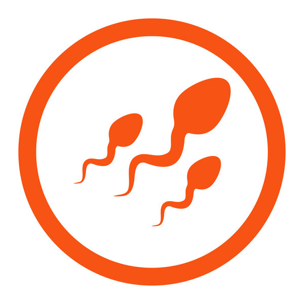Sperm Rounded Vector Icon