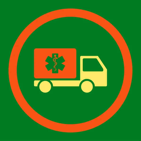 Medical Shipment Rounded Vector Icon — Stock Vector