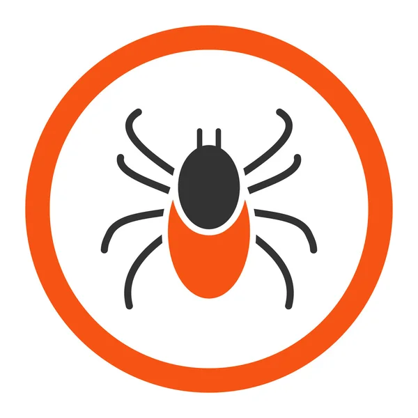 Mite Rounded Vector Icon — Stock Vector