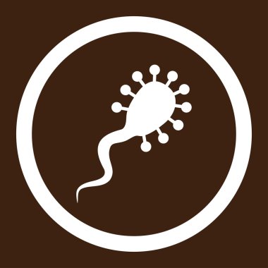 Kan emici yuvarlak vektör simgesi