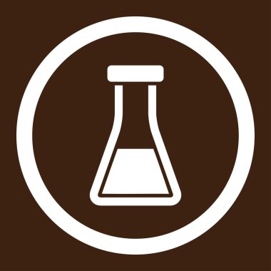 Şişesi yuvarlak vektör simgesi