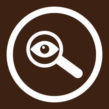 Yuvarlak vektör simge araştırmak