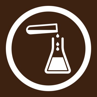 Sıvı transfüzyonu yuvarlak vektör simgesi