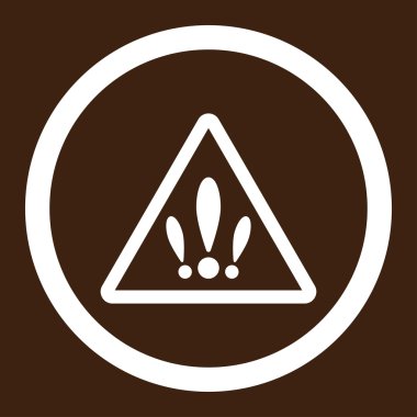 Birden fazla sorun yuvarlak vektör simgesi