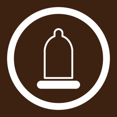 Koruyucu yuvarlak vektör simgesi