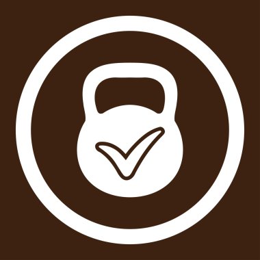 Geçerli yığın vektör simge yuvarlak