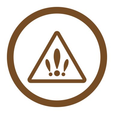 Birden fazla sorun yuvarlak vektör simgesi