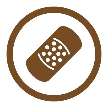 Yama yuvarlak vektör simgesi