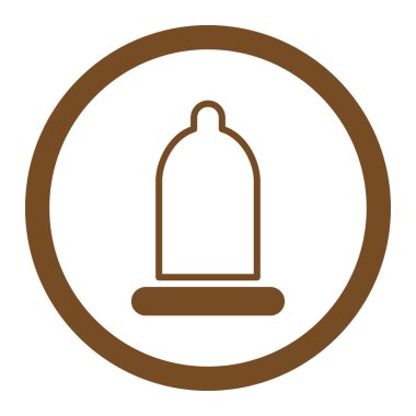 Koruyucu yuvarlak vektör simgesi