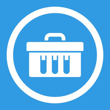 Analiz yuvarlak vektör simgesi