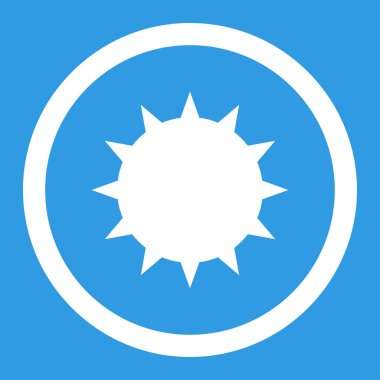 Bakteri yuvarlak vektör simgesi