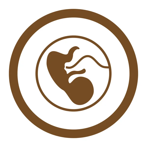 Embarazo redondeado Vector icono — Archivo Imágenes Vectoriales
