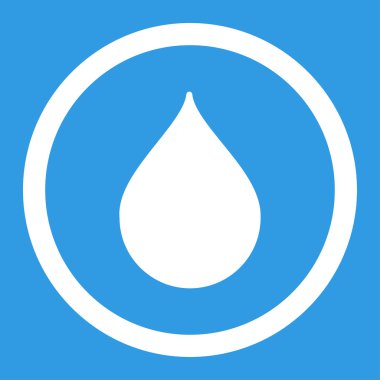 Yuvarlak vektör simge damla