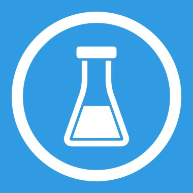 Şişesi yuvarlak vektör simgesi