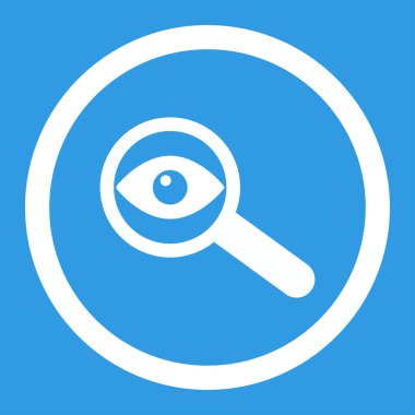 Yuvarlak vektör simge araştırmak