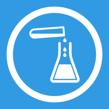 Sıvı transfüzyonu yuvarlak vektör simgesi