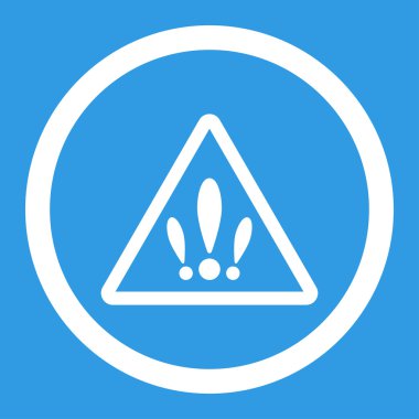 Birden fazla sorun yuvarlak vektör simgesi