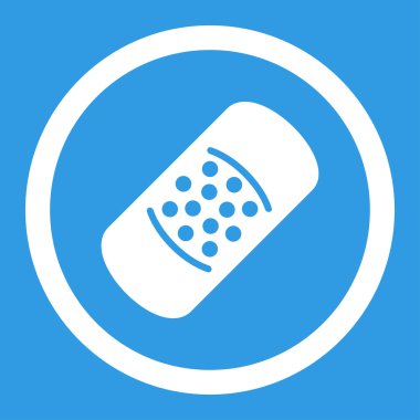 Yama yuvarlak vektör simgesi