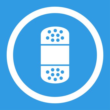 Yuvarlak vektör simge alçı