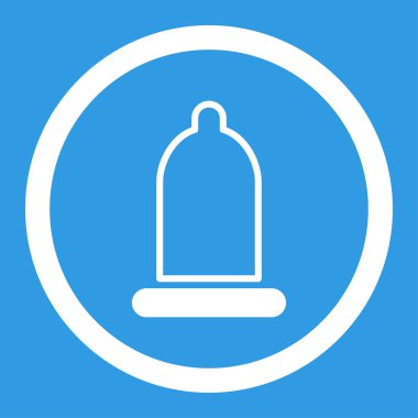 Koruyucu yuvarlak vektör simgesi