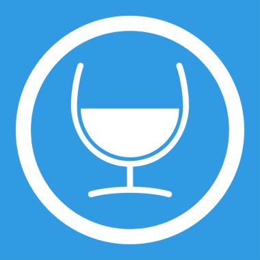 Çare cam vektör simge yuvarlak