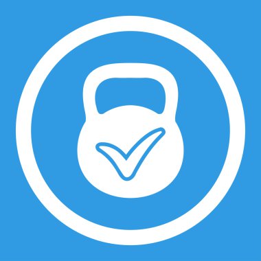 Geçerli yığın vektör simge yuvarlak