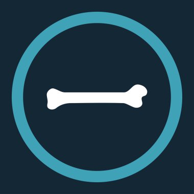 Kemik yuvarlak vektör simgesi