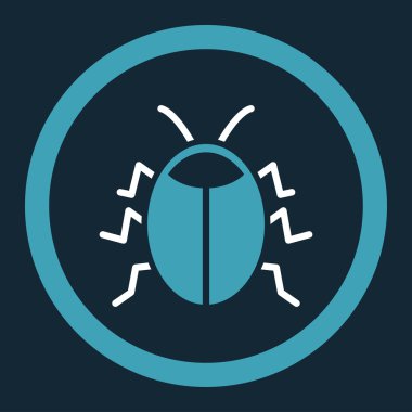 Hata yuvarlak vektör simgesi