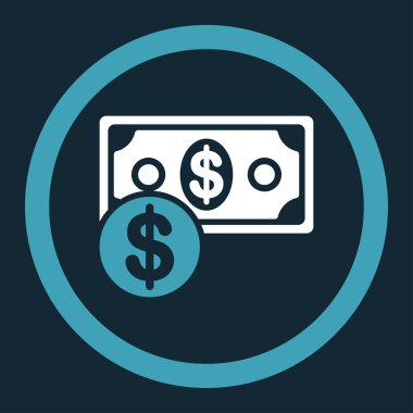 Nakit yuvarlak vektör simgesi