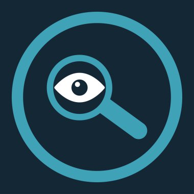 Yuvarlak vektör simge araştırmak