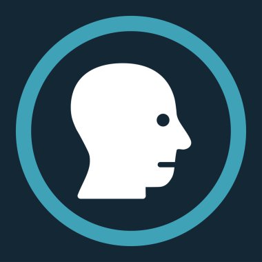 Hasta başı yuvarlatılmış vektör simgesi