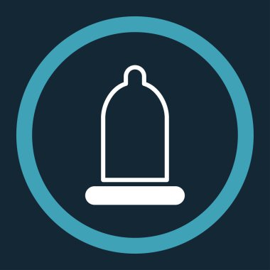 Koruyucu yuvarlak vektör simgesi