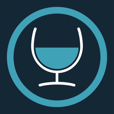 Çare cam vektör simge yuvarlak