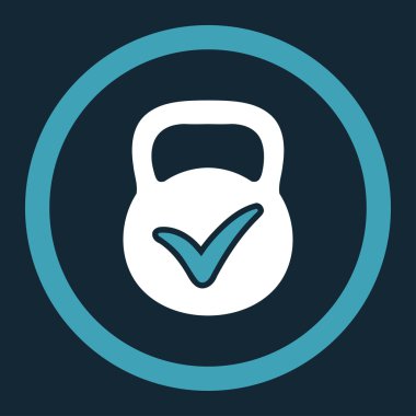 Geçerli yığın vektör simge yuvarlak