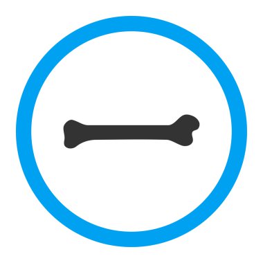 Kemik yuvarlak vektör simgesi