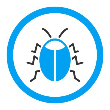 Hata yuvarlak vektör simgesi