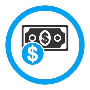 Nakit yuvarlak vektör simgesi