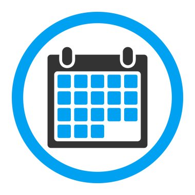 Ay yuvarlak vektör simgesi